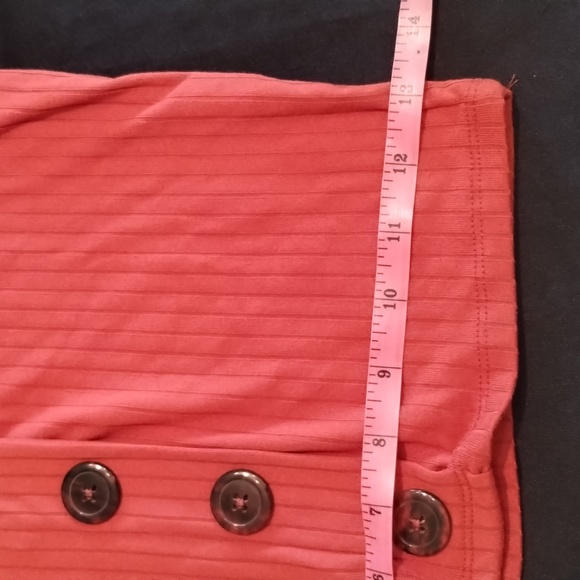 Woman's Crop Top by Say Any Thing Small Burnt Orange - Picture 5 of 8